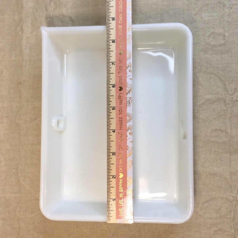 Vintage Milk Glass Photo Developing Tray Burke & James - Picture 5 of 12